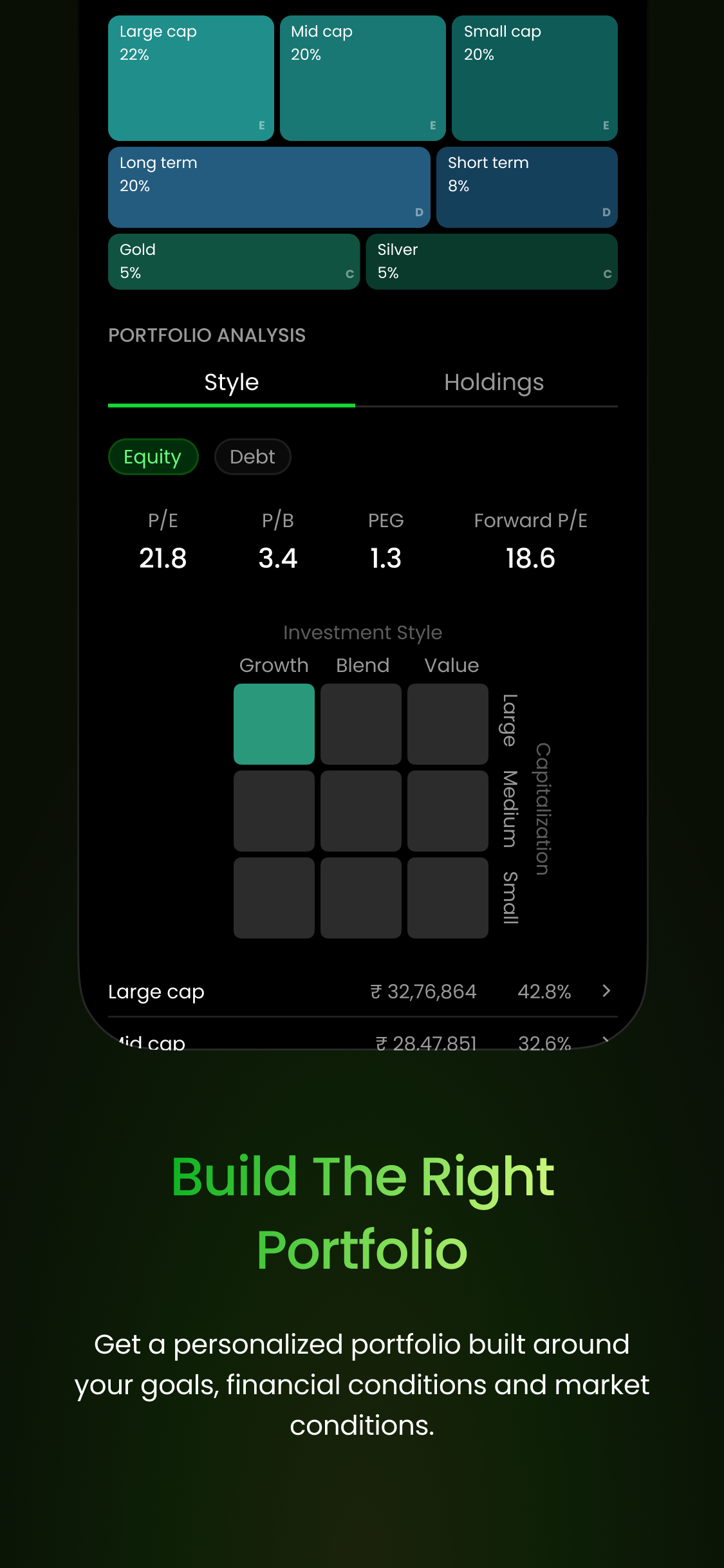 Build the right portfolio